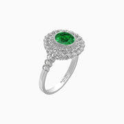 Art Deco Inspired Honey Comb Diamond Ring - Shahin Jewelry